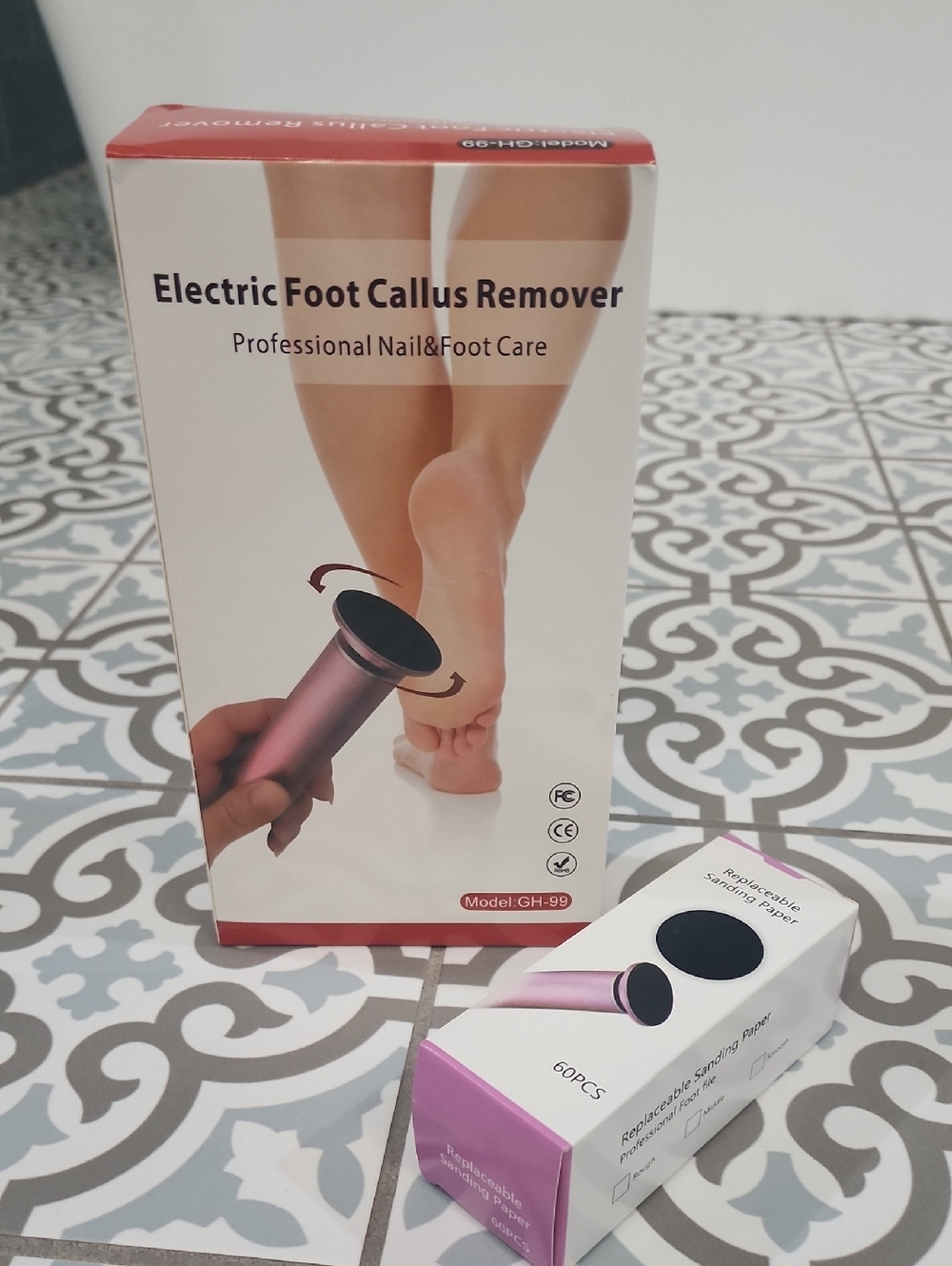Electric Foot Callus Remover - Rose Gold